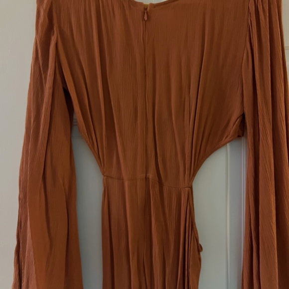 KEHLANI CUT-OUT DRESS from Kadimah (Terracotta) Sz S - Picture 6 of 7